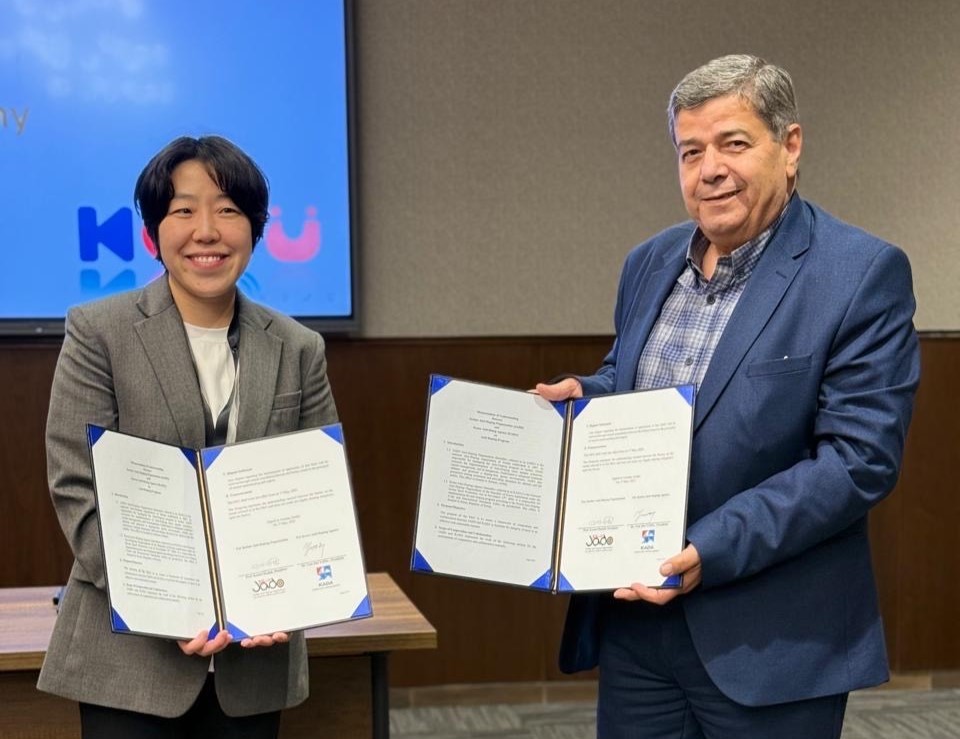 Jordan Anti-Doping Organization Signs Cooperation Memorandum of Understanding with Korea Anti-Doping Agency